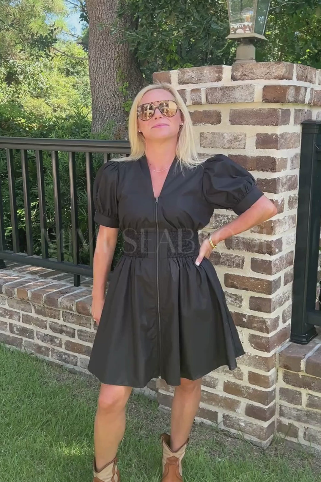 Inaya dress, black
