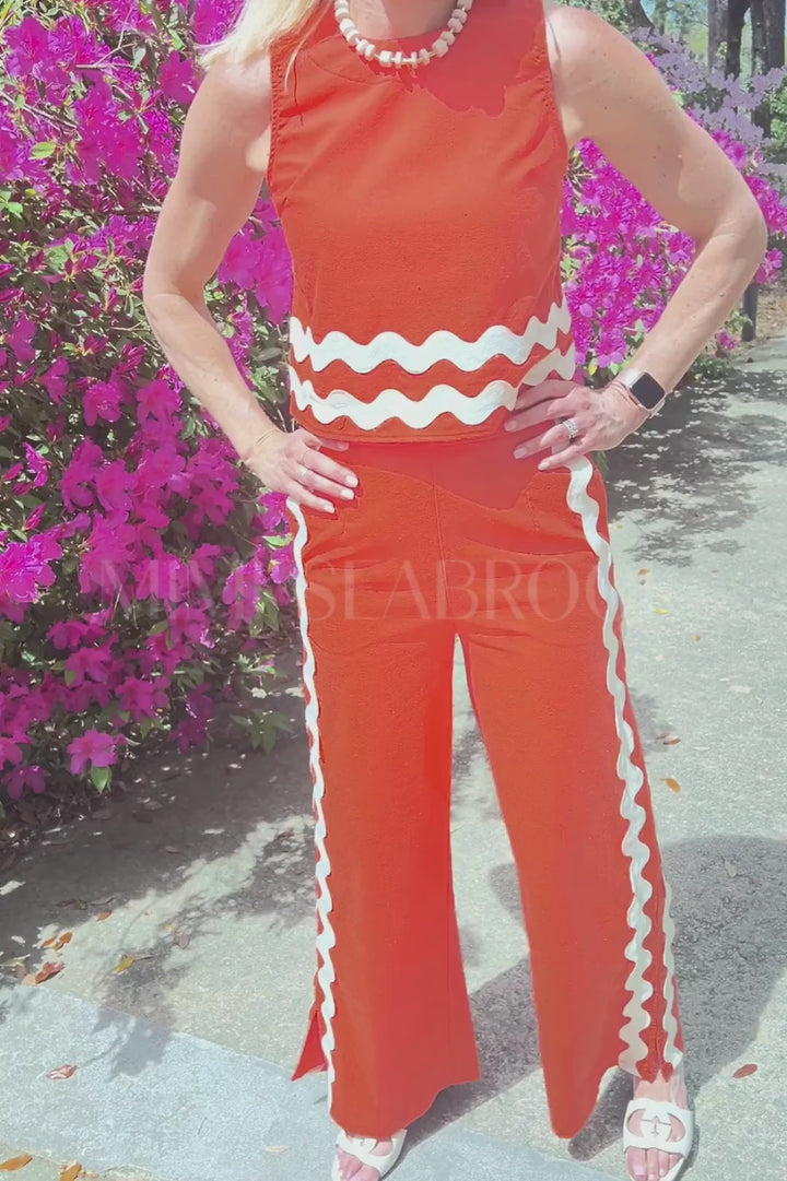 Marina pants, orange