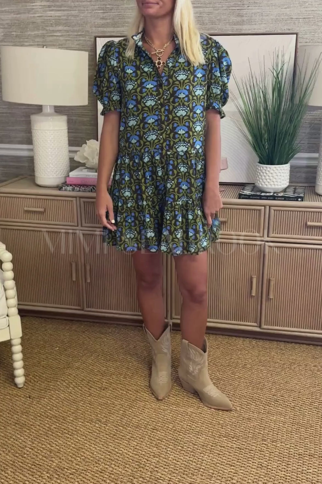 Fenwick dress, brown