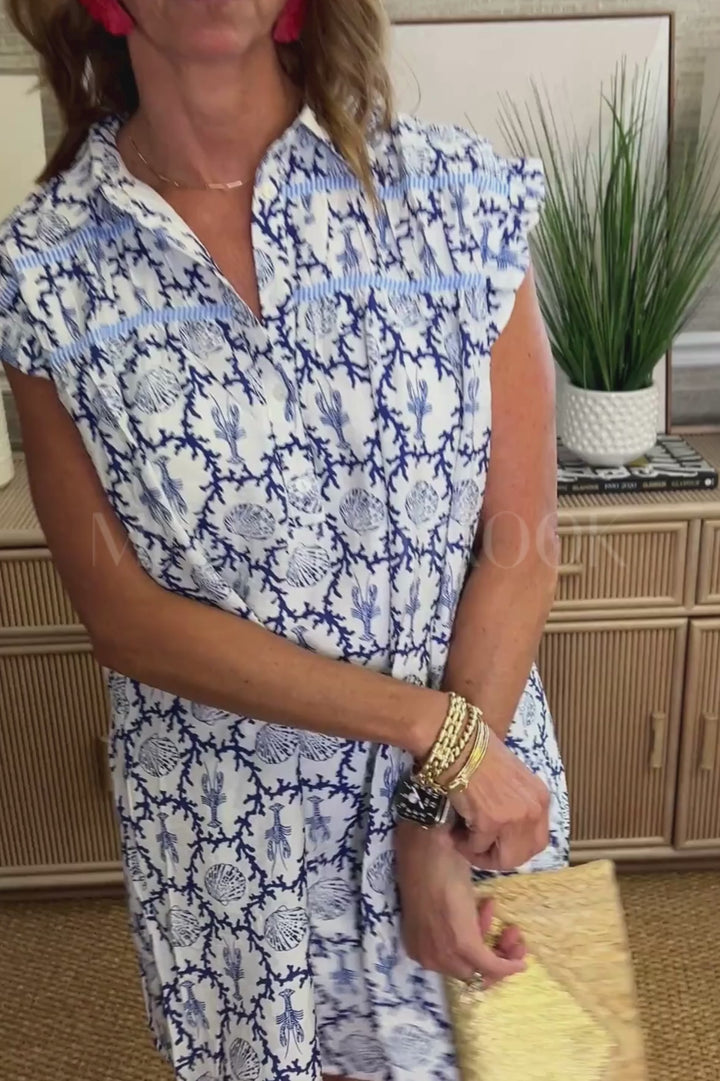 Sellers dress, blue