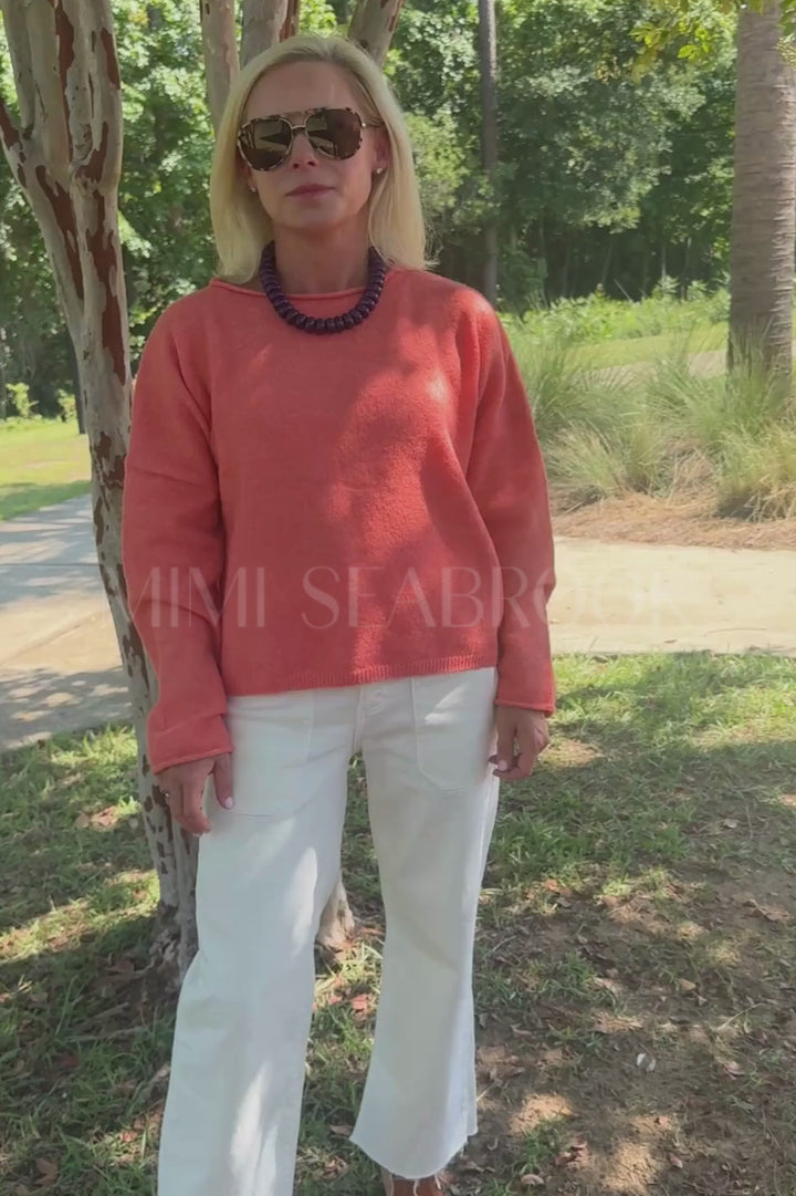 Vivien sweater, orange