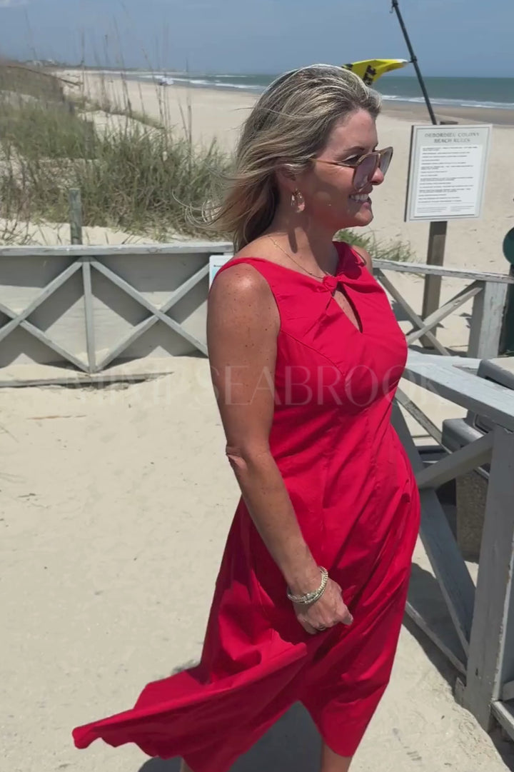 Francie dress, red