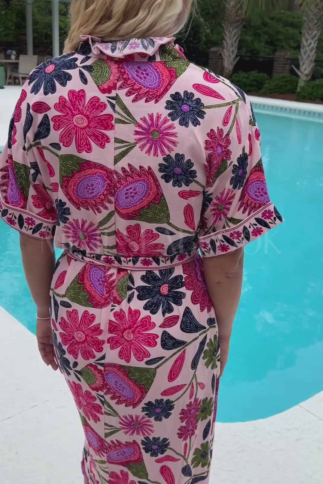 Sandford dress, pink
