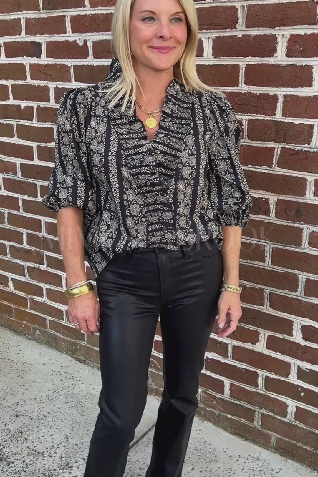 Vivienne top, black