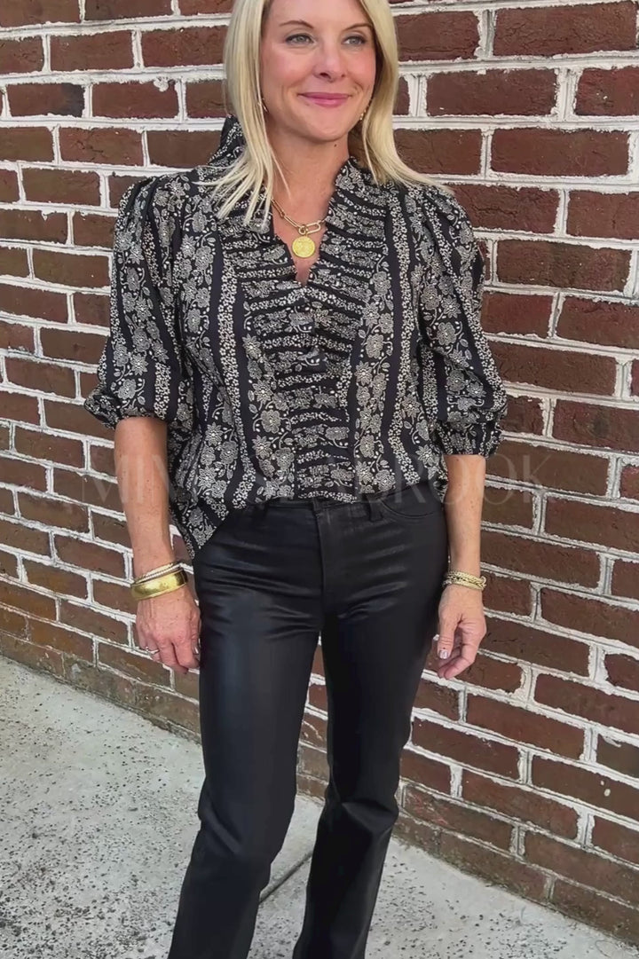 Vivienne top, black
