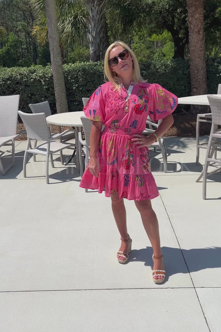 Gardner dress, pink