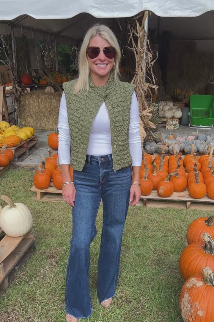 Emery vest, olive