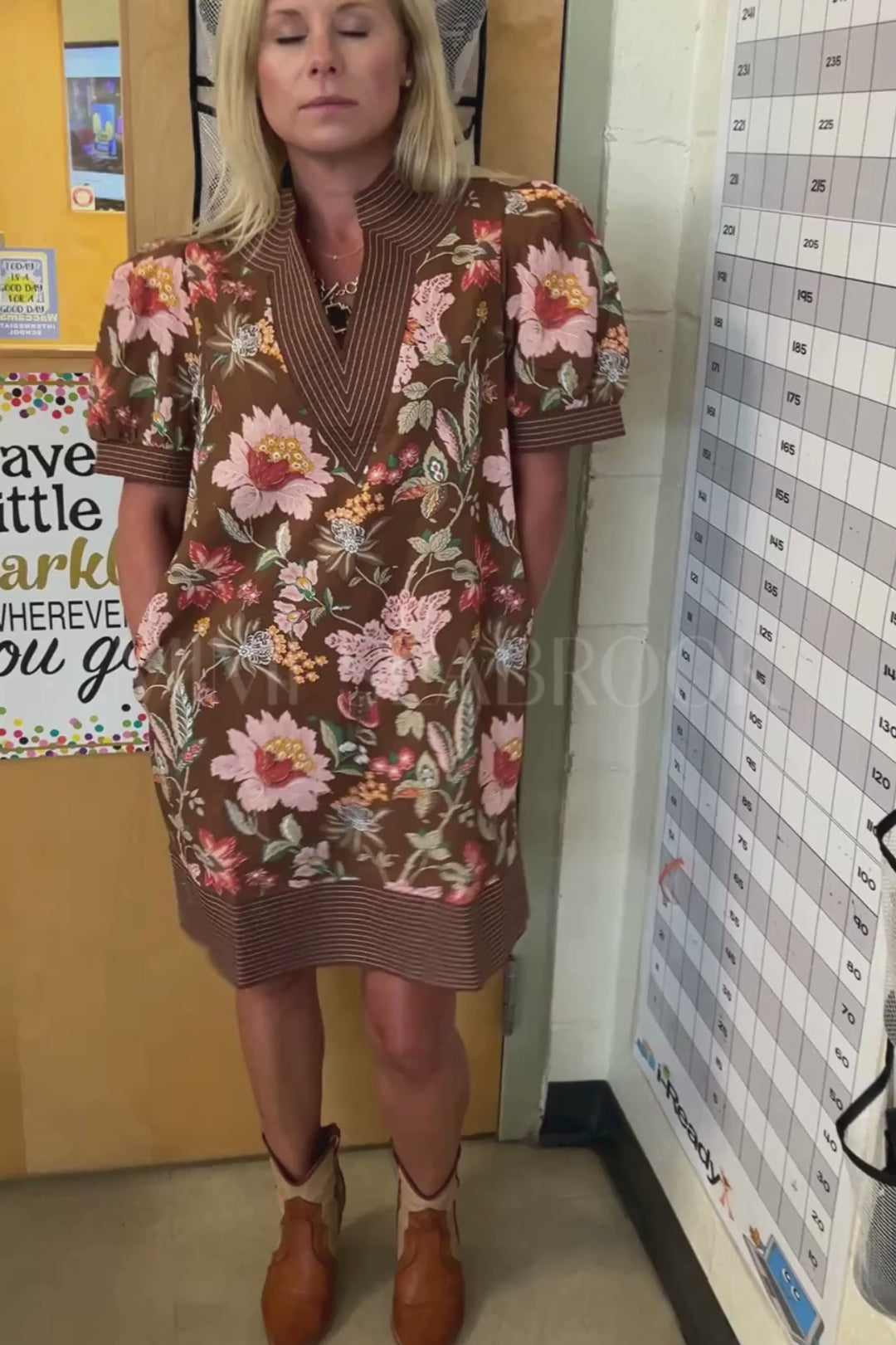 Dotty dress
