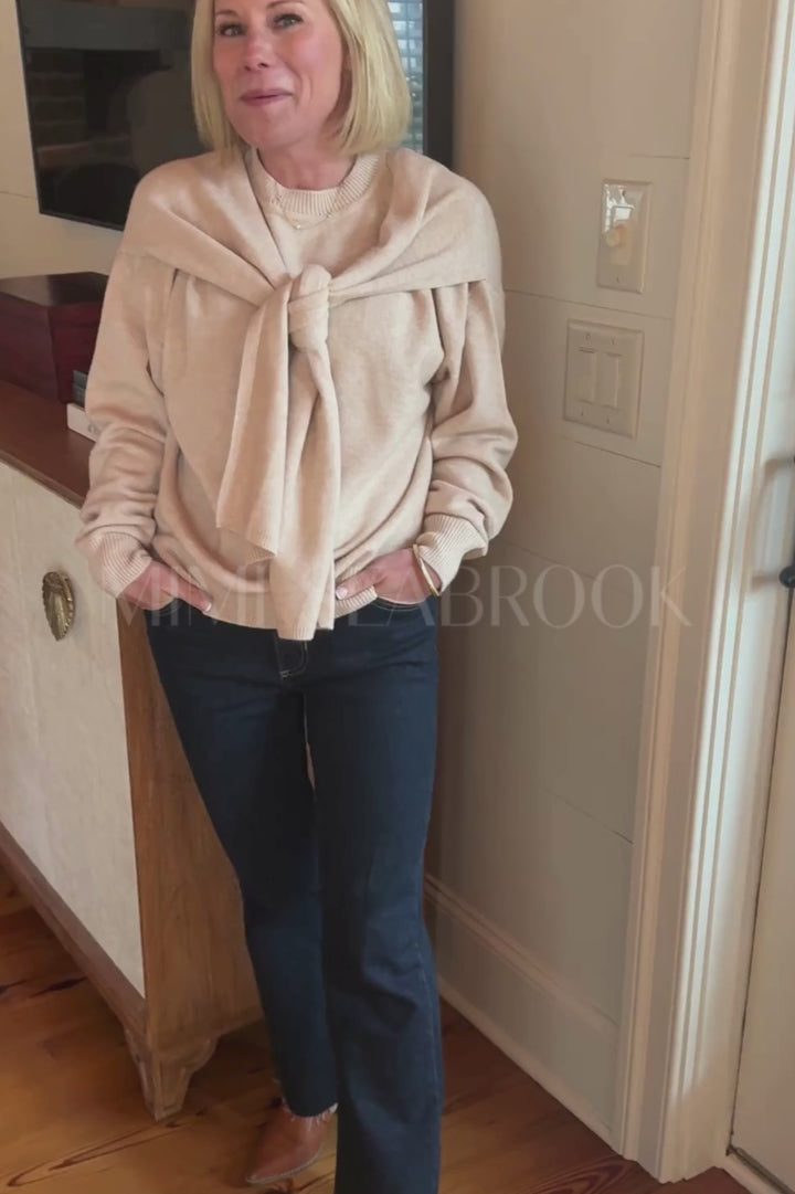 Abbott sweater, light beige