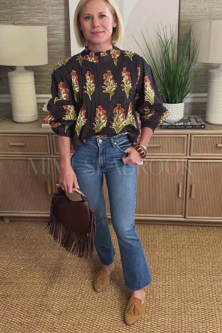 Francy top, chocolate