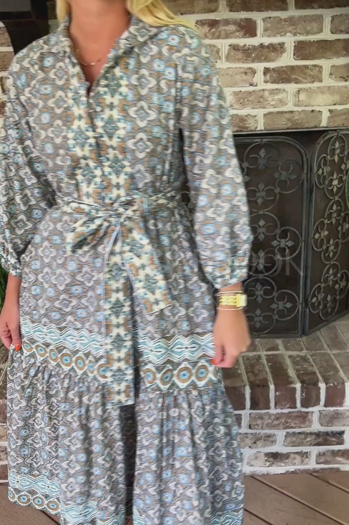 Folly Maxi Dress, Dusk Petals by Victoria Dunn