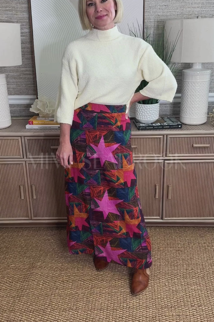 Tiffany Skirt, multi by Briton Court