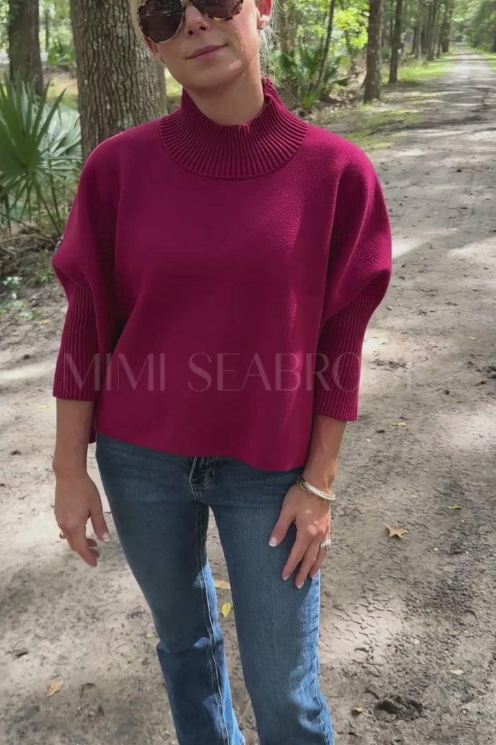 Sophia Sweater, bordeaux