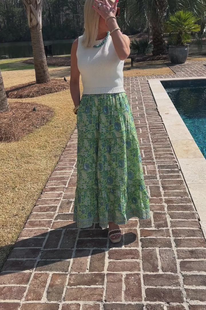 Lana Skirt by Clara the Label, Sweetgrass