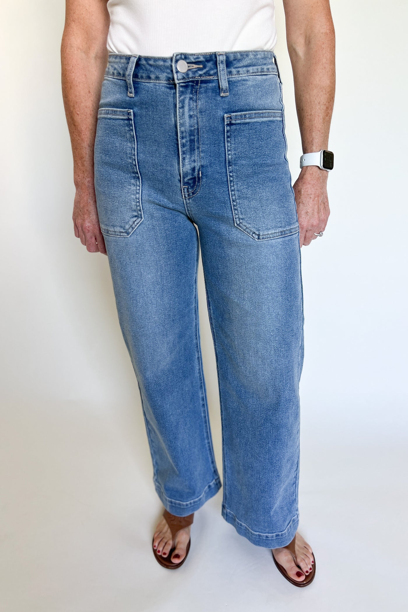 Tabatha jeans, medium denim